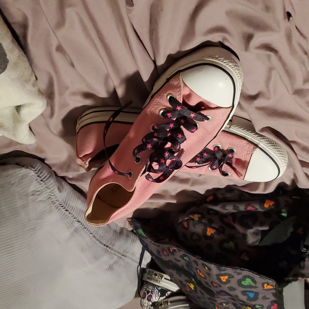 Converse All Star pink shoes